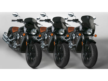 Harley Davidson Scout [2015-2024]-Wave QR® quick-change windshield height: - 0