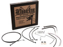 Harley Davidson Touring [2017-2020]-13 "excavator bar cable set black vinyl-1