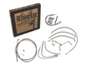 Harley Davidson Touring [2017-2020]-15 "excavator bar cable set stainless steel clear ...-4