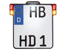 Harley Davidson-All-Inn 2.0 license plate holder base plate with-3