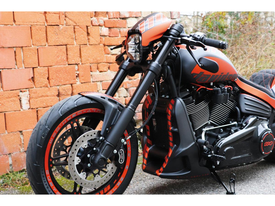Harley Davidson FXDRS 114 [2019-2020]-Lower fork cover black gloss
