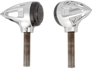 Harley Davidson - tear shape turn signal -colored LED's chrome, smoke