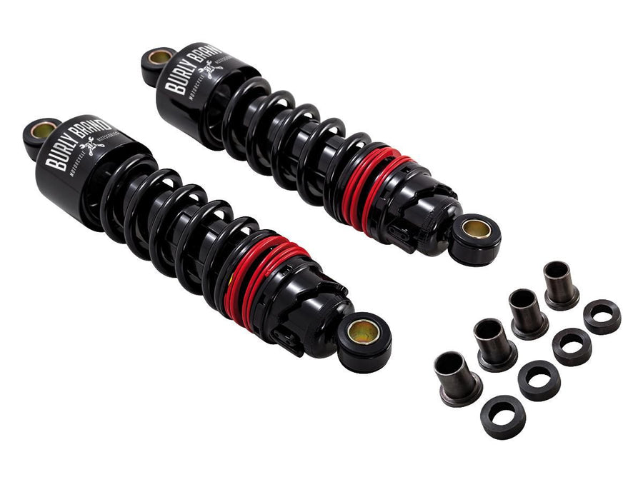 Harley Davidson Dyna [1991-2017]-Slammer plus twin shocks black 11.5 "