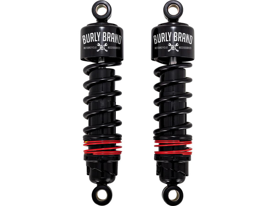 Harley Davidson Dyna [1991-2017]-Slammer plus twin shocks black 11.5 "