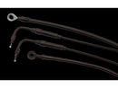 Harley Davidson Sportster [2014-2020]-Clubman Bar Cable Set Black Vinyl ABS ...-5