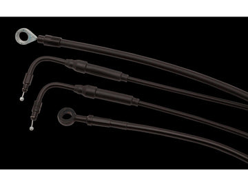 Harley Davidson Flhr [1997-1999]-14 "Gorilla bar cable set black vinyl non-abs - 0