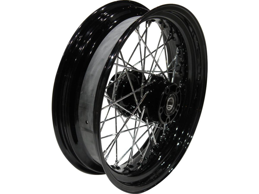 Harley Davidson Sportster [2000-2005]-OEM Style 40-spoke wheels black 21 "2.15"