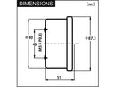 Harley Davidson Sportster [1986-2013]-Velona-W Tachometer, speed scale:-4