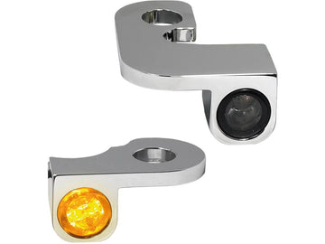 Harley Davidson Softail Note [1990-2014]-Nano series LED blinker Chroma Rauch Led - 0