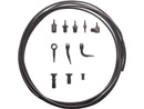 Harley Davidson Flhr [1994-2003]-Econoline brake pipe stainless steel clear-1