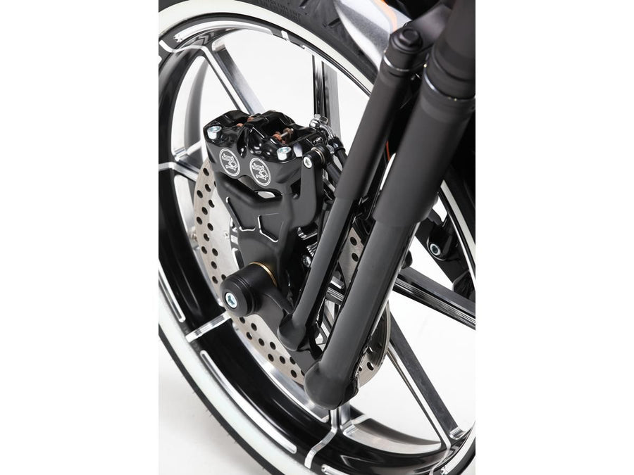 Harley Davidson-Custom Radial brake caliper Contrast cut anodized right