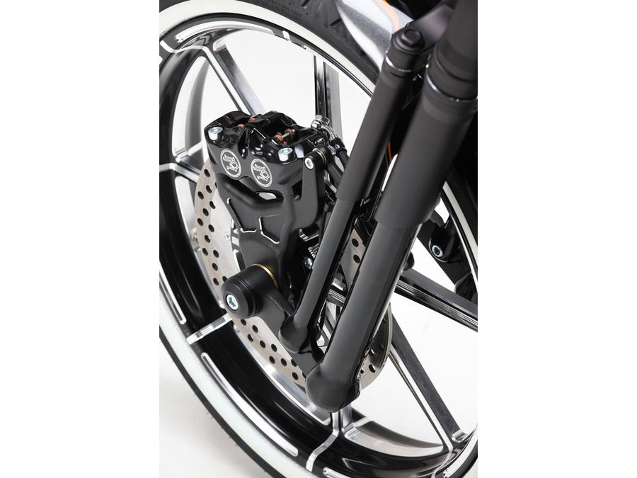 Harley Davidson-Custom Radial brake caliper Contrast cut anodized right