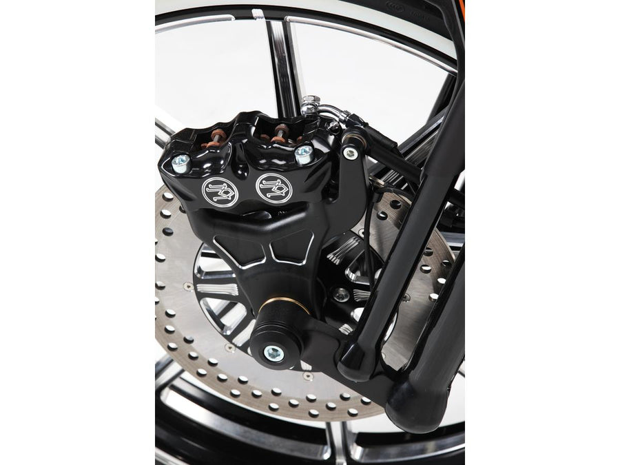 Harley Davidson-Custom Radial brake caliper Contrast cut anodized right