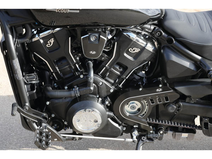 Harley Davidson Indian Scout [2025-2025]-Page cladding V black anodized