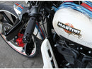 Harley Davidson Touring [2008-2024]-Logo handle black powder-coated 1 "gas train-2