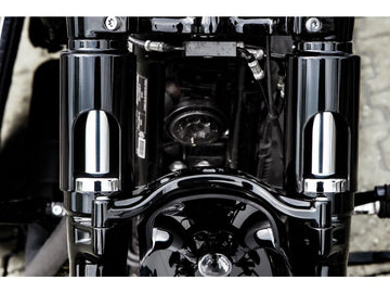 Harley Davidson XL1200X Note [2010-2015]-Palas fork subsequent cover black - 0