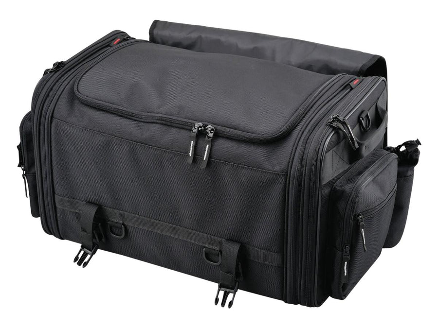 Harley Davidson - expandable seat pocket with variable volume of 53 - 70 l black