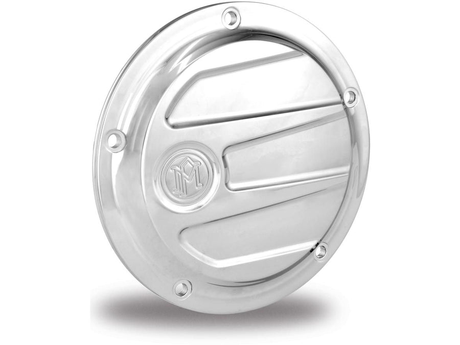 Harley Davidson Softail [2000-2017]-Scallop derby cover Chrom