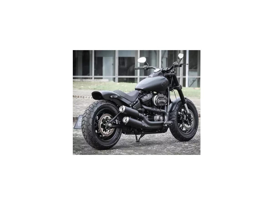 Harley Davidson Flstnse [2014-2015]-Torque 1.25 "Lenant 3-hole flat black 1 1/4"