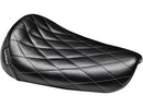 Harley Davidson Dyna [1991-1995]-Bare Bones Solo Seat Diamond Stitch Schwarzes-1