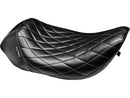 Harley Davidson Flhrci [2002-2006]-Bare Bones Solo Seat Diamond Stitch Black-3