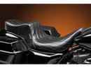 Harley Davidson Touring [2008-2025]-Cherokee seat diamond stitch black vinyl-3
