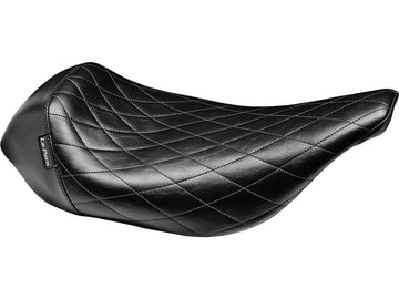 Harley Davidson Touring [1997-2001]-Bare Bones Solo Seat Diamond Stitch Schwarzes
