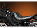 Harley Davidson FLS [2016-2017]-Bare Bones Solo Seat Diamond Stitch Black Vinyl-1