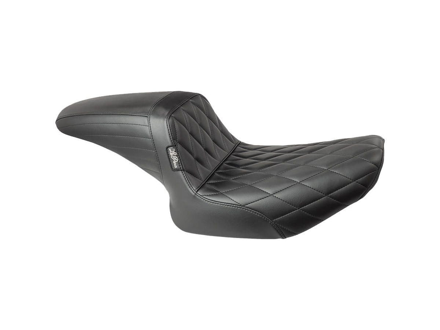 Harley Davidson FLFBS 114 [2018-2020]-Kickflip seat diamond stuffing black vinyl