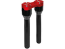 Harley Davidson FX [1974-1978]-12 "Club style just Riser with red clamp black-1