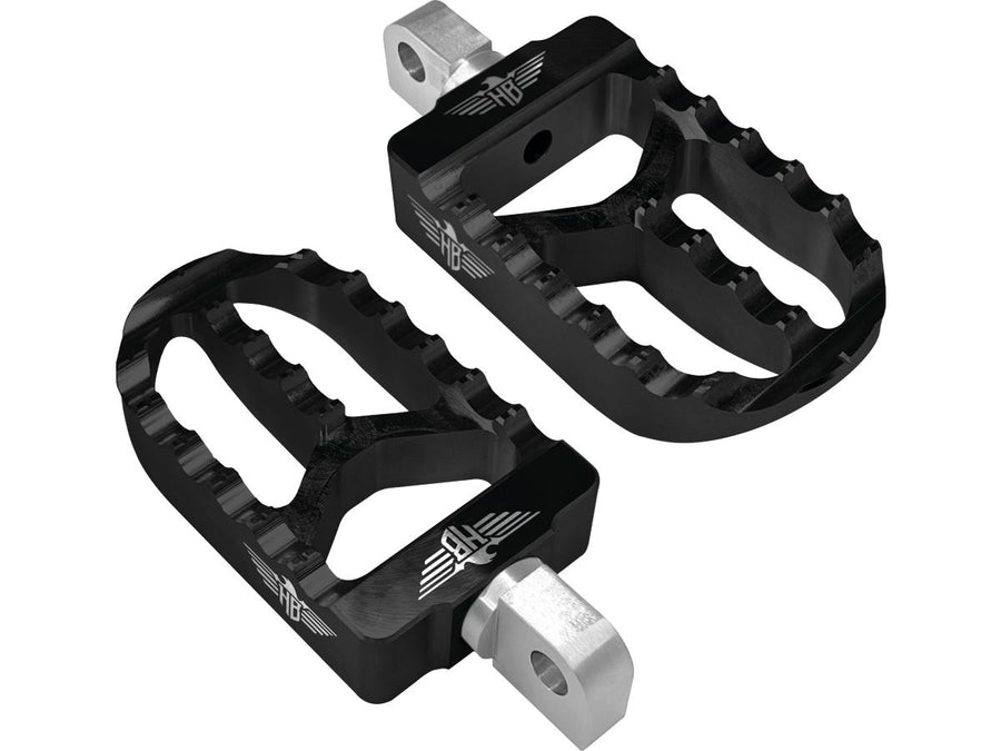 Harley Davidson Sportster [1991-2020]-MX V2 footrests black anodized