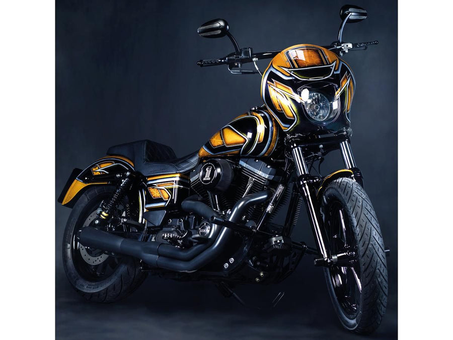Harley Davidson Dyna Note [1991-2017]-Club-style fall bracket