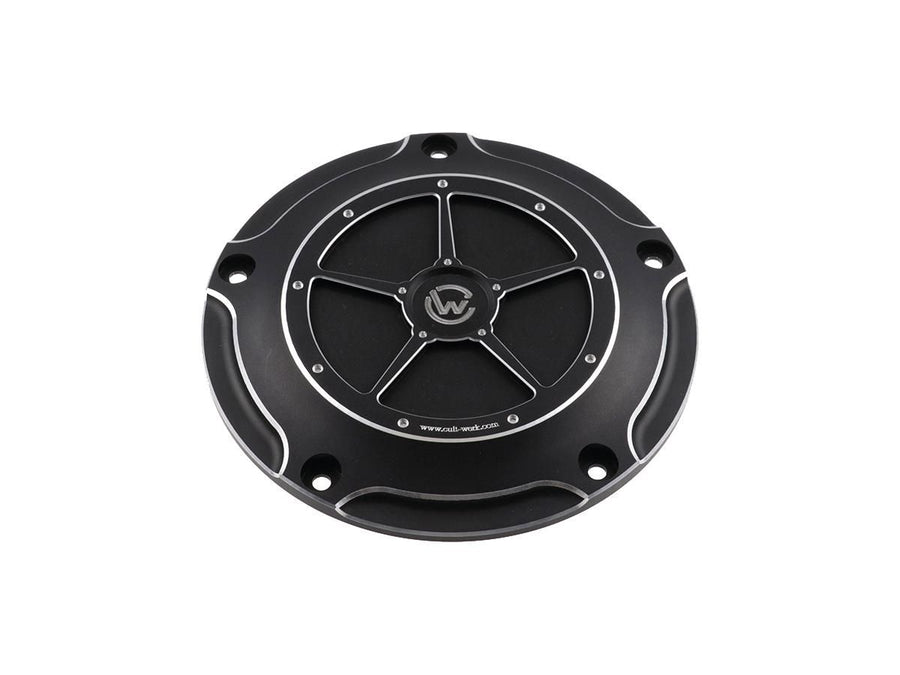 Harley Davidson Touring [2016-2024]-derby cover black anodized