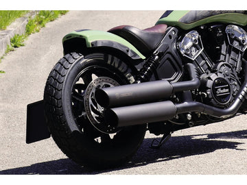 Harley Davidson Scout Bobber [2018-2024]-bobber rear wheel protection sheet with taillight - 0