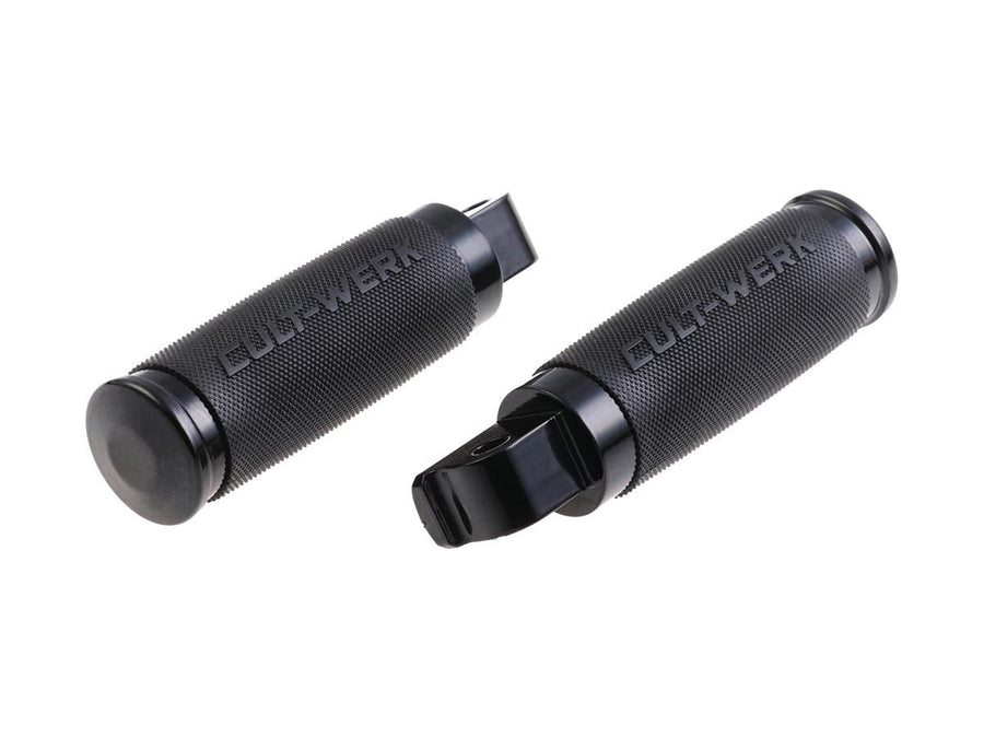 Harley Davidson Scout [2015-2024]-racing footrests black powder-coated
