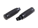 Harley Davidson Scout [2015-2024]-racing footrests black powder-coated-3