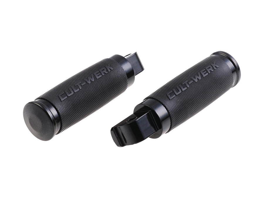 Harley Davidson Scout [2015-2024]-racing footrests black powder-coated