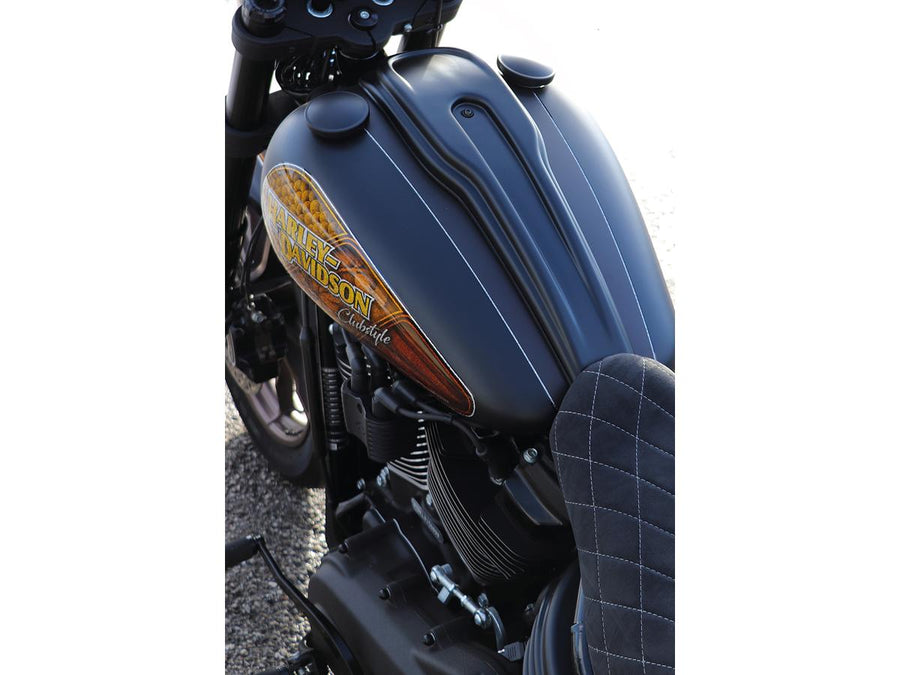 Harley Davidson FXLR [2018-2020]-dashboard cladding with speedometer offset kit