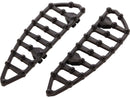 Harley Davidson Touring [1985-2025]-MX driver's footrest black anodized-2