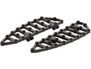 Harley Davidson Touring [1985-2025]-MX driver's footrest black anodized-4