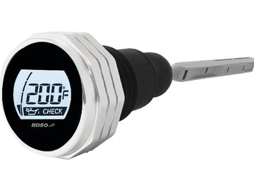 Harley Davidson Touring [2017-2024]-Temperature LCD oil measuring rod silver