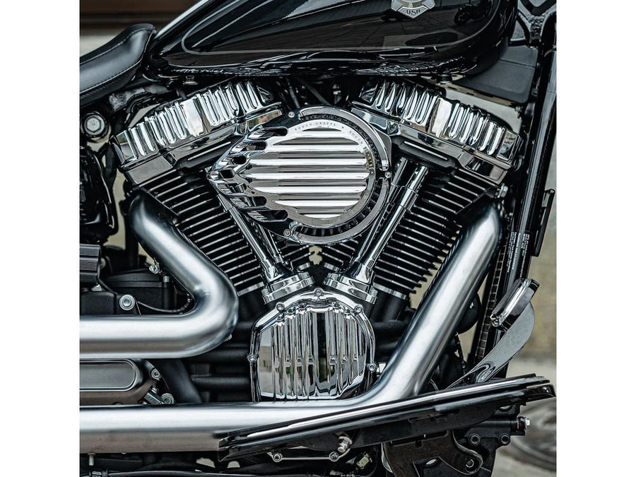 Harley Davidson Softail [2016-2017]-chrome-plated lamella filter