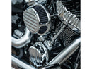 Harley Davidson Dyna [2000-2017]-chrome-plated lamella air filter-7