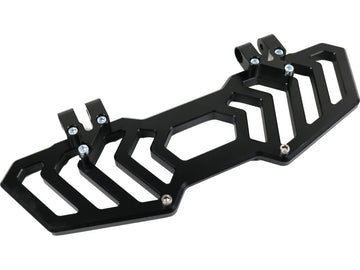 Harley Davidson Touring [1985-2025]-Trackboard driver's footrest black anodized - 0