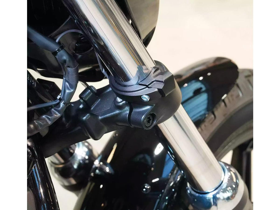 Harley Davidson Softail [2018-2025]-Quick-Stripe Blinkerset 49mm black