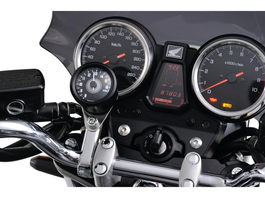 Harley Davidson - Velona 48 Voltmeter Modern Design (Type A) Black