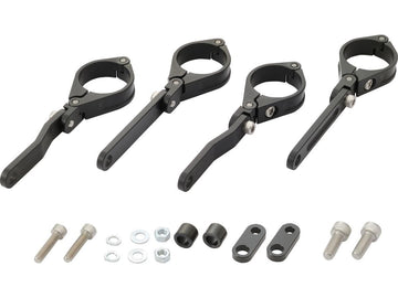 Harley Davidson - adjustable CNC headlight holder 39mm fork mounting black