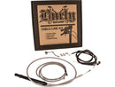 Harley Davidson Flhrxs [2021-2025]-14 "Gorilla bar cable set stainless steel clear ...-1