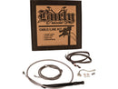 Harley Davidson Touring [2021-2024]-13 "excavator bar cable set stainless steel clear ...-4