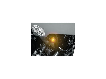 Harley Davidson Fxlrst [2022-2025]-Nano ST Series LED blinker, anodized black - 0